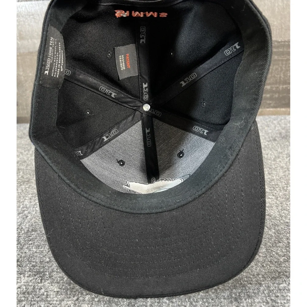 Simms Big Catch Snapback Cap Hat Black